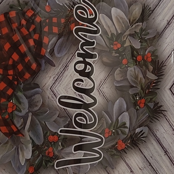 New Welcome Wreath Magnetic Mailbox Cover - Picture 6 of 15